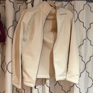 Columbia Off-White Softshell Jacket